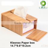 wholesale square bamboo vertical creative tissue boxes
