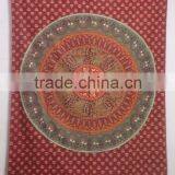 RT-615 Indian Mandala Hand Block Printed Bedspread Printed Cotton Bed Cover Manufacture Exporter and Supplier From Jaipur thumbnail-1