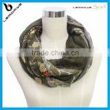 Floral Printing Best Quality on Sale Multi Colored Infinity Scarf thumbnail-1