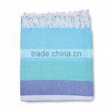 Turkish Hamam Peshtemal Cotton Towels, Beach & Bath Towels - Blue