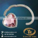 Professional Gift Customized Metal Foldable Purse Hanger Metal Crafts Bag Hanger Stand thumbnail-3