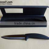Best Quality 5 Inch Black Blade Ceramic Kitchen Utility Knife, Satin Finish, Black Handle in Black Window Box thumbnail-2