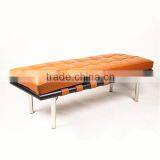 Modern Corner Bench Leather Barcelona Bench