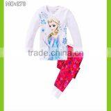 Baby Girls Frozen Night Dress Girls Frozen Pajamas Elsa Princess Pyjamas Cotton Pijamas Top Fashion Cartoon Sleepwear Wholesale thumbnail-1