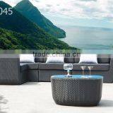 Unique Poly Rattan Outdoor Furniture Garden Sofa Set Outdoor Wicker Furniture(1.2mm Alu Frame With Powder Coated) thumbnail-1