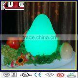 LED Illuminous Furniture Coloful Ceramic Pear Decoration/furniture Plastic Decoration/hotel Furniture Decoration