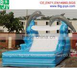 Water Park Games Portable Water Slide for Sale Big Inflatable Water Slide With Pool