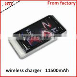Qi wireless charger free postion 3 induction points