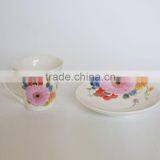 Ceramic Mug and Saucer for Coffee or Tea thumbnail-1