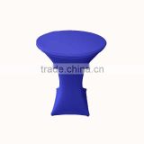 Spandex cocktail table cloth for wedding/banquet/bar