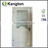 Glass partition and wooden door