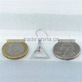 2016 New Trending Designs Bezel Setting Red And Blue Cz Dangle Earing thumbnail-6