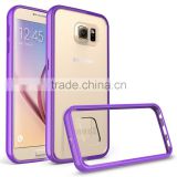 Luxury Shockproof TPU+Acrylic Back Cover Case for Samsung Galaxy S7 S7edge iPhone6 6s 6Plus 6sPlus Transparent Clear Phone Case