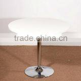 HC-M038 on Sale White Office Round Negotiation Wooden Table Metal Base thumbnail-1