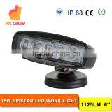 15W 6inch led work light Mini Offroad Vehicles LED Work Light waterproof led work light for truck