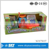 Unique design ABS pretend play cashier center cash register toy
