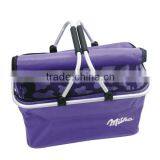 Picnic Insulated Tote Basket, Collapsible & Foldable, Strong, Lightweight,easy to Carry, Good for Fruits,picnic Stuff,clothes an thumbnail-1