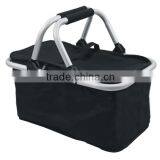 Polyester Collapsible Market Basket With Pocket thumbnail-1