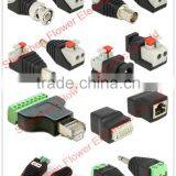 Coax Cat5 Cat6 BNC Male CCTV Connector,BNC Male Jack Video Balun Connectors BNC Male Plug thumbnail-3