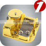 18 Note Standard Gold Wind up Music Box Movements