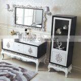 Simplified Modern Style White Bathroom Vanity Set, Bathroom Vanity With Marble Top WTS316