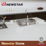 Newstar High Standard White Quartz Kitchen Top