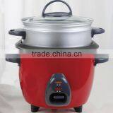Hot-selling Electrical Appliance Red Color Drum Rice Cooker With Steaming Basket