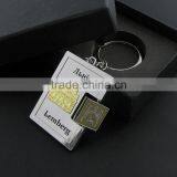 Custom Metal Blank Rotation Key Chain thumbnail-4