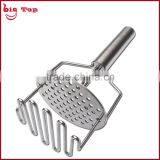 BT0208 Double Layer Stainless Steel Potato Masher Potato Ricer Fresh Potato Press Hand Push Down Potato Masher thumbnail-3