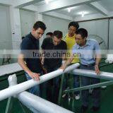 Foreign Customer visit our factory for Fused Silica roller