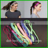 Rainbow Color Sport Head Band Sweatband thumbnail-4
