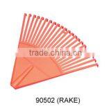 Garden Tools Mini Small 22 Tooth Plastic Rake 90502 thumbnail-1