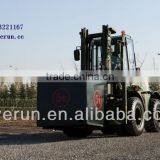 Everun 4X4 Rough Terrain Diesel Forklift 5 Tons With Cummins Engine(ER5000)