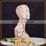 Latest Design Crack Surface Fiberglass Mannequin Head for Wig Display thumbnail-1