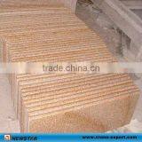 Yellow Granite Stair With Bullnose Edge thumbnail-1