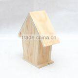New Natural Colour Wooden Bird House,Popular Wooden Bird House,Cheap thumbnail-4