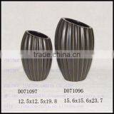 Cone Shape Trendy Hotel and Restaurant Hand Glazed Expensive Stoneware Vase thumbnail-6