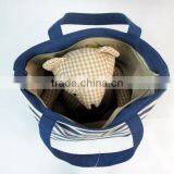 Store More Striped Sailor Summer Beach Shopping Canvas Handbag Tote Bag Shoulder Bag thumbnail-3