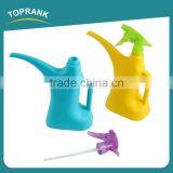 Small plastic garden watering pot, child flower watering cans wholesale