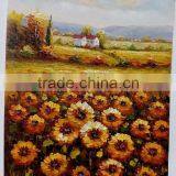 Palette Knief Sunflower Oil Painting on Canvas