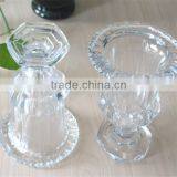 Exquisite Slanted Top Clear Glass Candle Cup