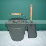 Metal Coal Bucket With Shovel thumbnail-4