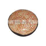 Coconut Shell Bowls With Lacquered Pattern thumbnail-5