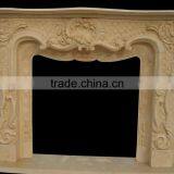 European Palace Style Large Marble Fireplace Mantel thumbnail-3