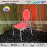 Armless Perspex Stacking Ghost Chair, Colour Changing Ghost Chair