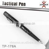 Black 6061Aluminum Steel Hollow Out Tactical Ball Point Pen,glass Breaker 2 in 1 TP-178A thumbnail-3