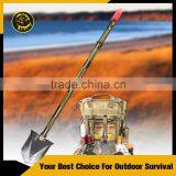 Hi-carbon Steel Stainless Outdoor Camping&Hiking Folding Survival Shovel With Firestarter&Bottleopener&Whistle thumbnail-6