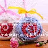 Towel Cake Lollipop 100% Cotton Wedding Birthday Gift Valentine's Gifts Children Novelty Games