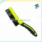Nylon Hair Mini Brush PP+TPR Handle Wire Brush thumbnail-1