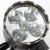 Xm-l t6 Flashlight Torch 8.4V XML T6 5 LED Bicycle HeadLamp Light Outdoor Waterproof thumbnail-1